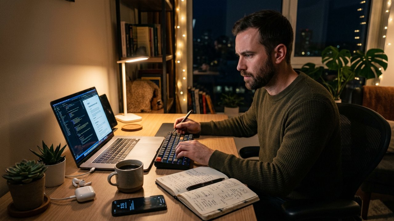 Developer using ChatGrid to access multiple AI models, compare coding solutions, and build software more efficiently from a single workspace.